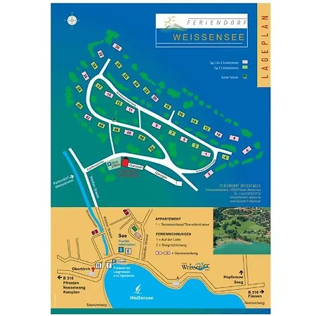Ferienhaeuser Im Weissensee Im Allgaeu F2 בית נופש *